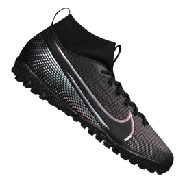 Nike Superfly 7 Academy Tf Jr AT8143-010 negru negru Nike Superfly 7 Academy Tf Jr AT8143-010 negru negru