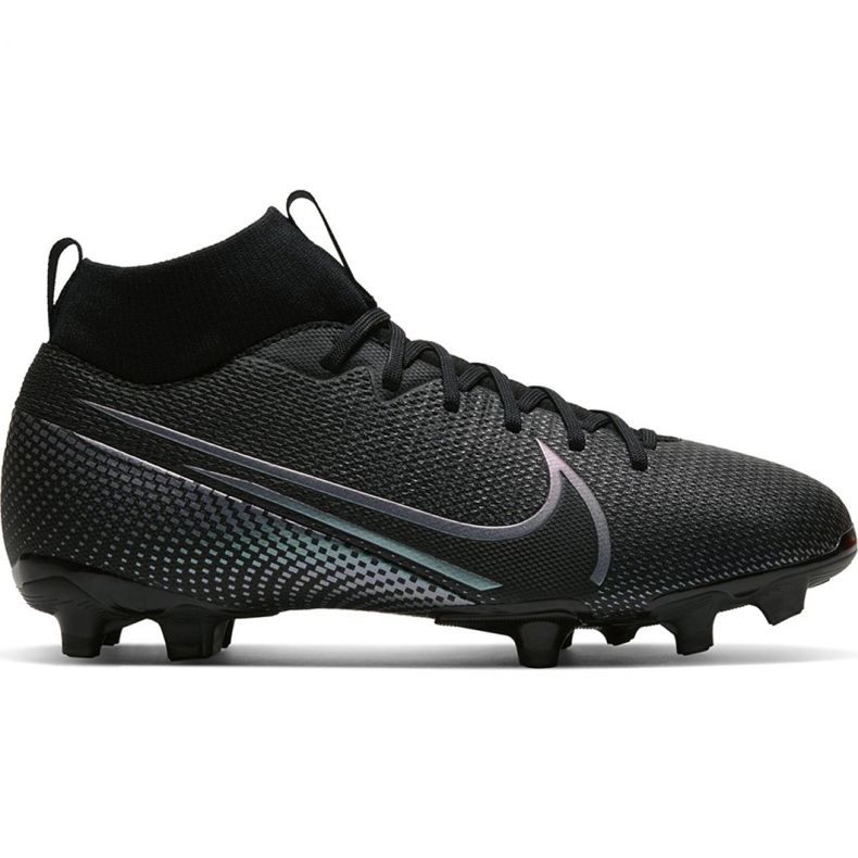 Pantofi de fotbal Nike Mercurial Superfly 7 Academy FG / MG Jr AT8120-010 negru negru Pantofi de fotbal Nike Mercurial Superfly 7 Academy FG / MG Jr AT8120-010 negru negru