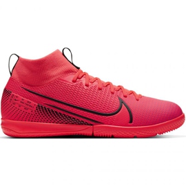 Încălțăminte de interior Nike Mercurial Superfly 7 Academy Ic Jr AT8135-606 roșu portocale si rosii