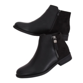 Ghete Chelsea negre pentru femei B0-350 Negre negru