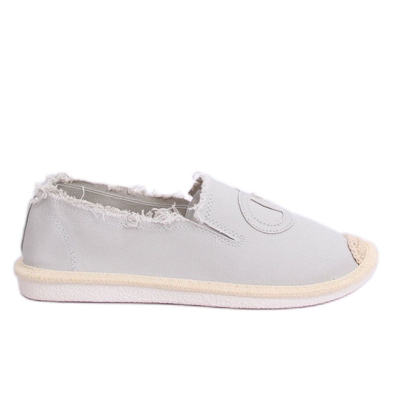 Espadrile gri pentru femei NB273P LT.GRAY