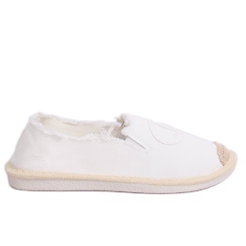 Espadrile pentru femei albe NB273P Alb