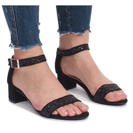 Sandale negre pe postul Montana negru Sandale negre pe postul Montana negru