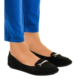 Mocasini negri balerini 2S2018-56 negru