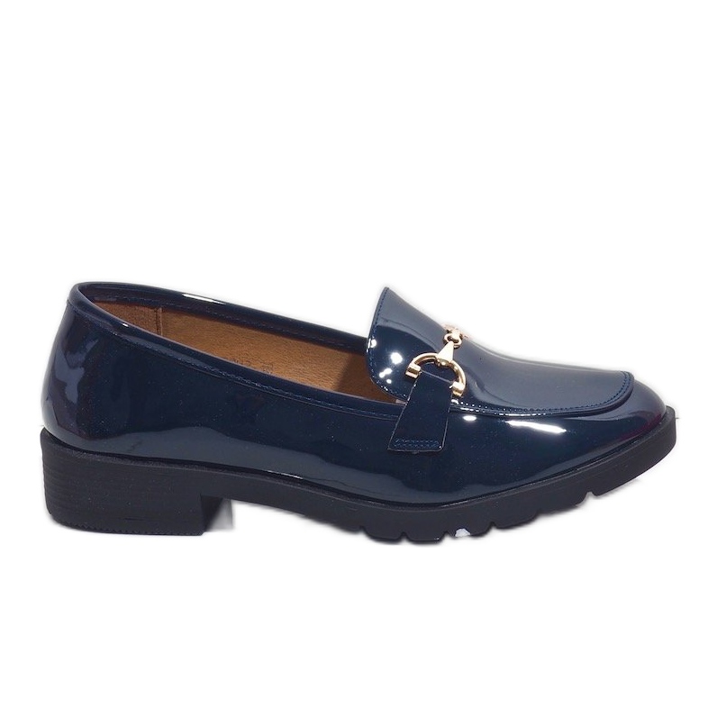 Mocasini femei bleumarin A9002 albastru marin