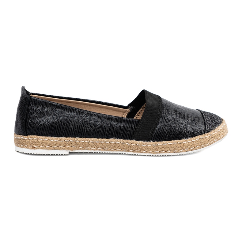 Goodin Espadrile cu piele ecologică negru