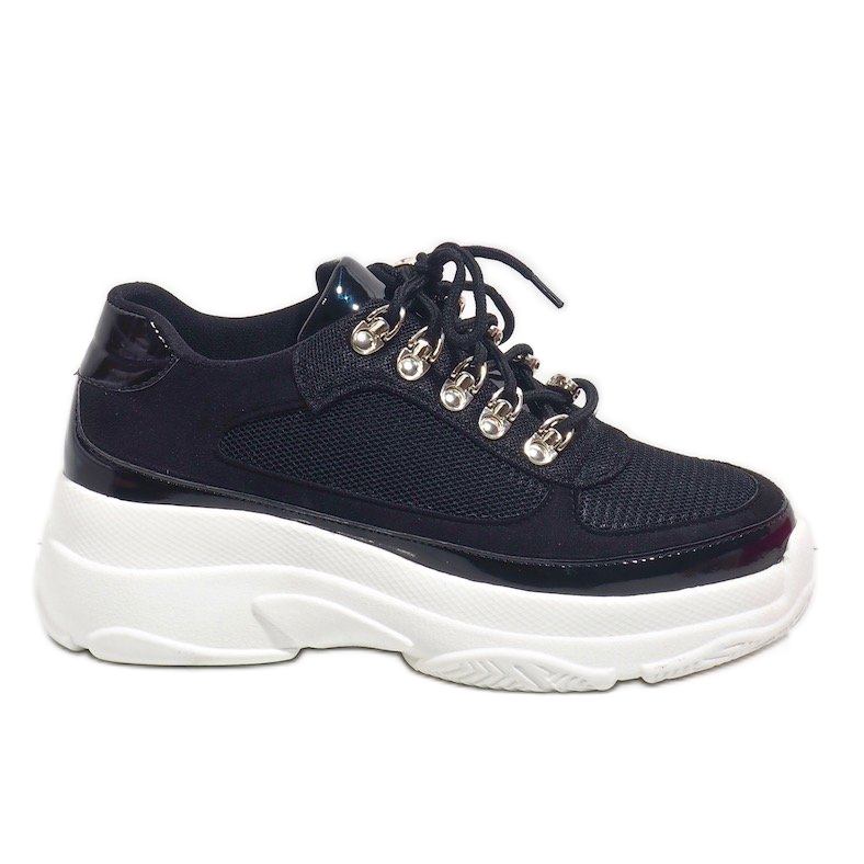 Adidași sport negri J-8704 negru