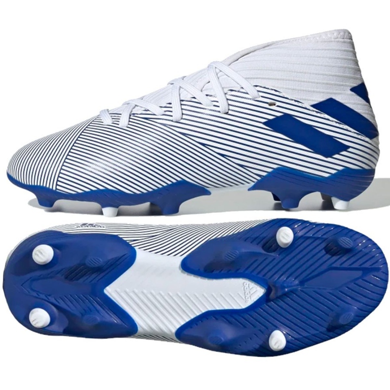 Ghete de fotbal adidas Nemeziz 19.3 Fg Jr EG7245 gri argint