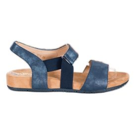 SHELOVET Sandale confortabile albastru maro