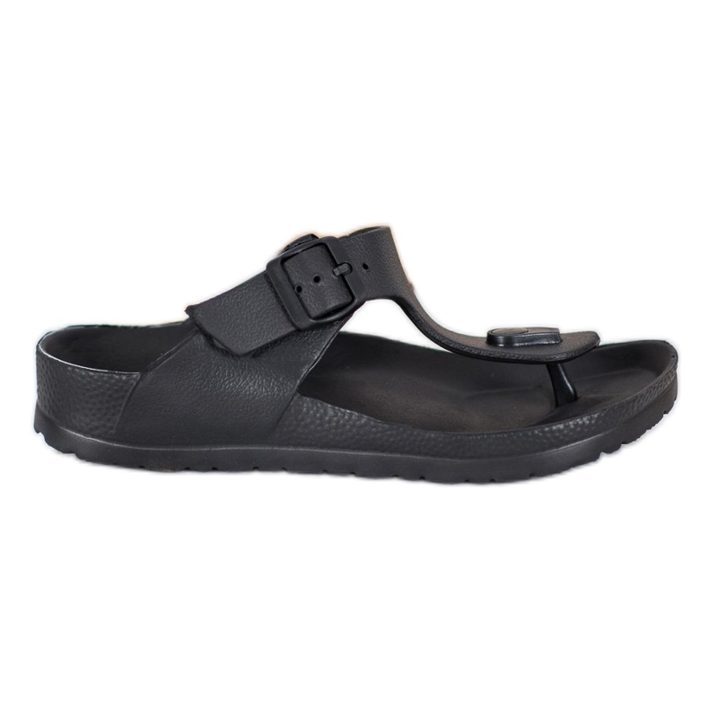 SHELOVET Flip Flops negre negru