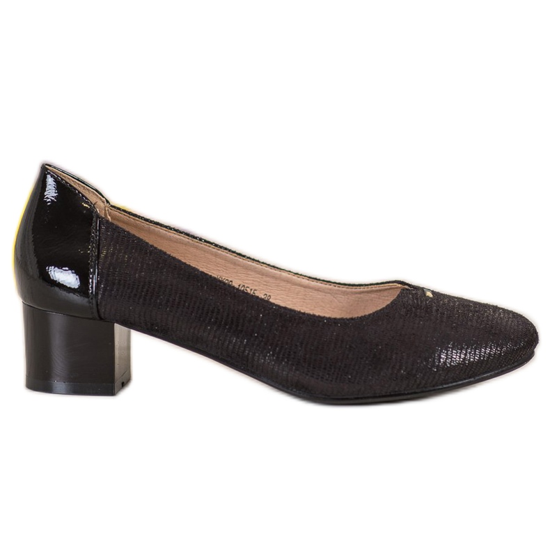 Pompe textile VINCEZA negru