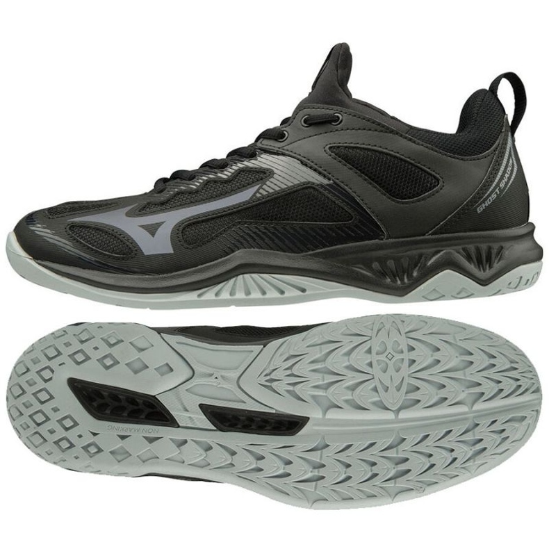 Pantofi de handbal Mizuno Ghost Shadow M X1GA198097 negru gri negru