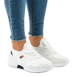 Pantofi sport de damă albi SH809