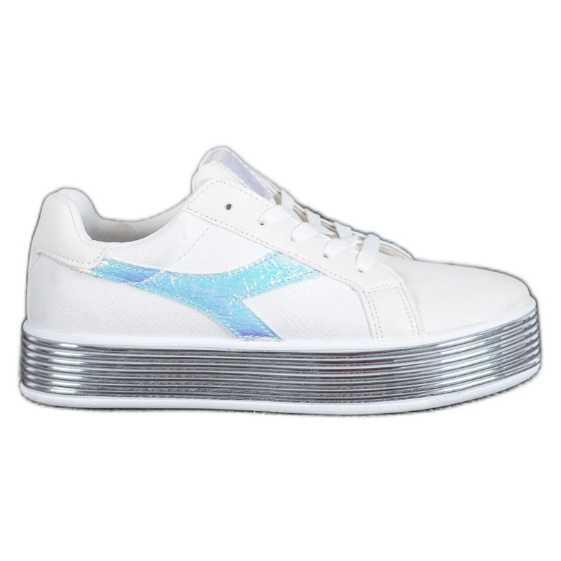 Ideal Shoes X-9758w alb Ideal Shoes X-9758w alb