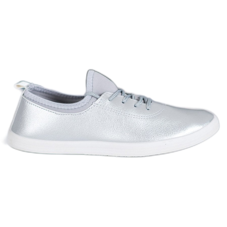 SHELOVET Adidași ușori cu piele ecologică gri