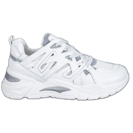 Small Swan Adidași Pohodlné de la Eco Kůže gri