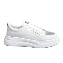 Adidași albi adidași decorați cu G140-2 Adidași albi adidași decorați cu G140-2