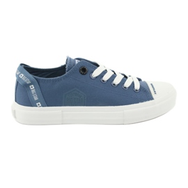 Tenisi din denim cu șireturi Big Star FF274211 albastru Tenisi din denim cu șireturi Big Star FF274211 albastru