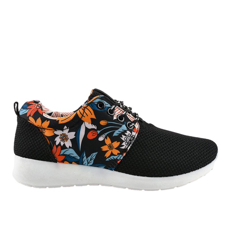 Pantofi sport negri B02-1 negru multicolor