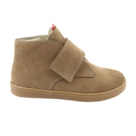Ghete velcro Mazurek 1101 bej închis Ghete velcro Mazurek 1101 bej închis