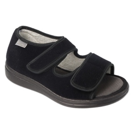 Dr.orto Befado Sandale Velcro pentru femei 070D001 negru Dr.orto Befado Sandale Velcro pentru femei 070D001 negru