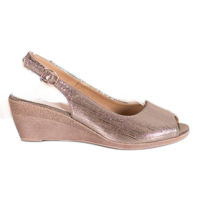 Sergio Leone Sandale cu aur deschis de aur Sergio Leone Sandale cu aur deschis de aur