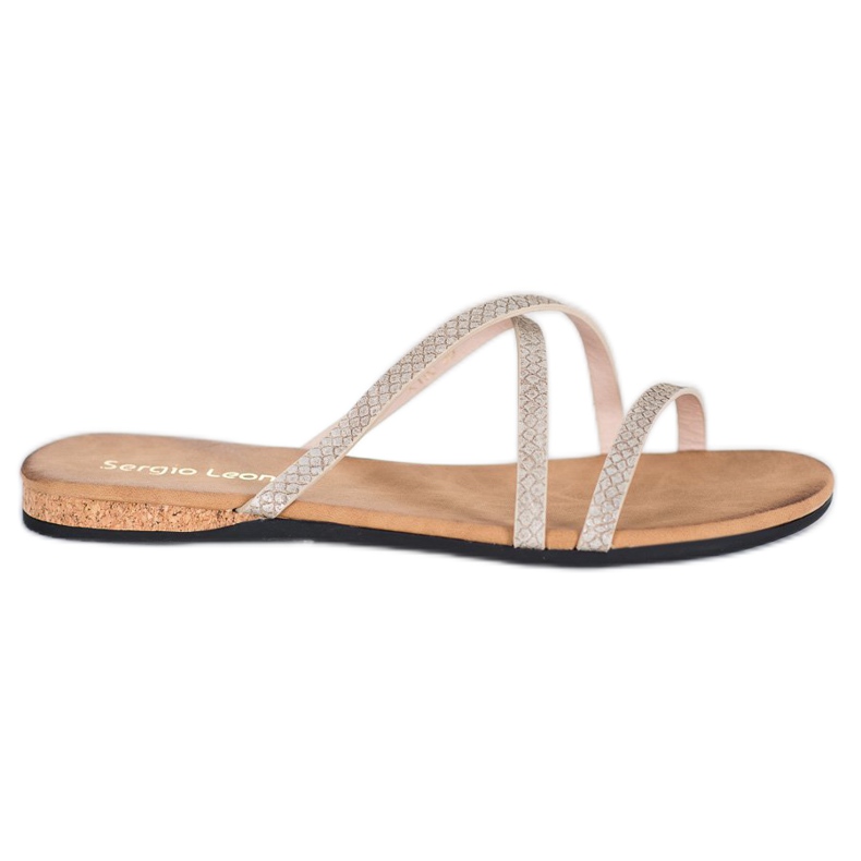 Sergio Leone Papuci eleganți galben Sergio Leone Papuci eleganți galben