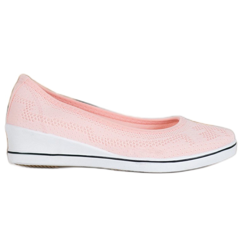 Super Me Balerină ajurată pe pană roz Super Me Balerină ajurată pe pană roz