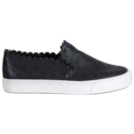 J. Star Adidași alunecați din piele ecologică negru J. Star Adidași alunecați din piele ecologică negru