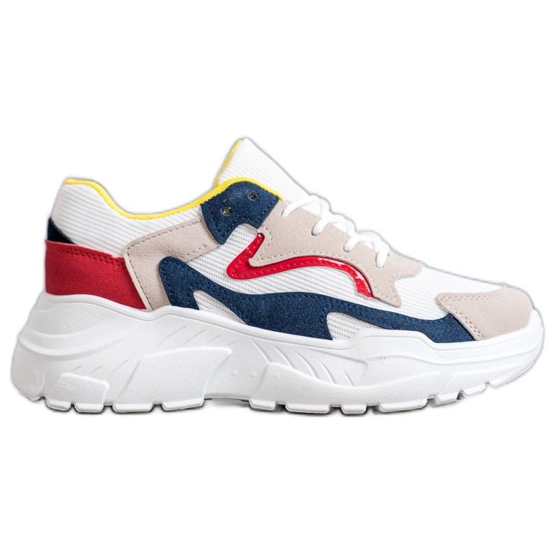 SHELOVET Adidași din material textil multicolor