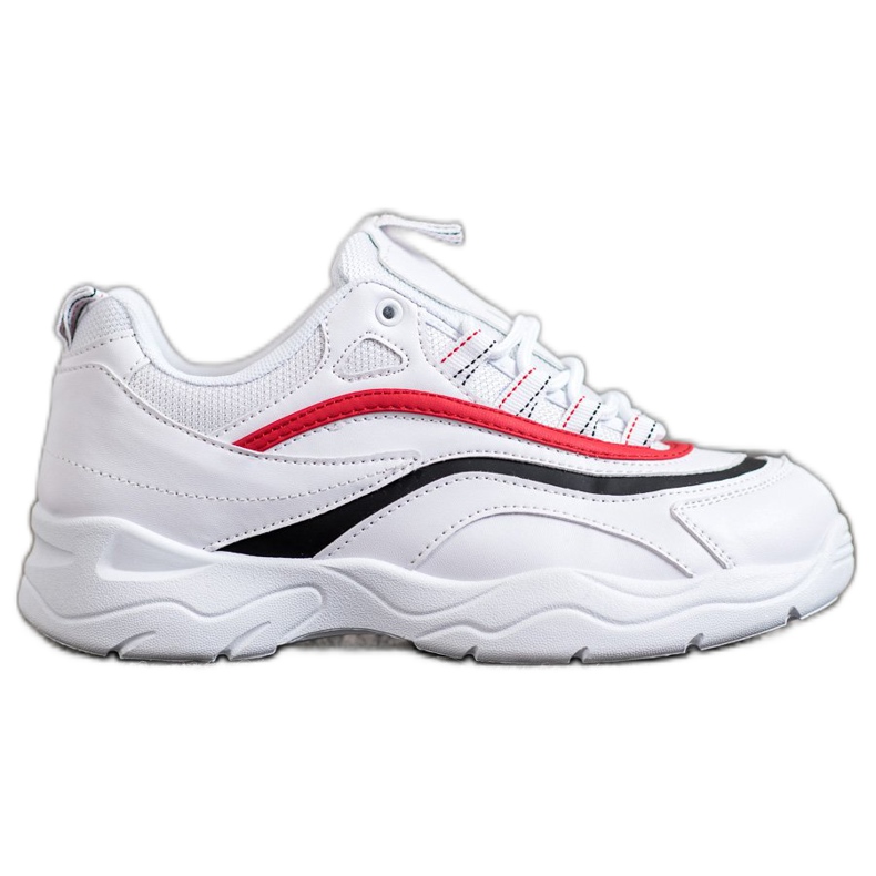 SHELOVET Adidași clasici albi