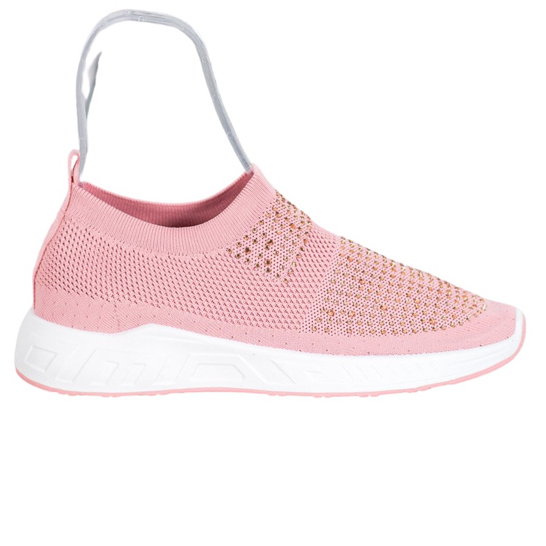 SHELOVET Încălțăminte cu cristale roz