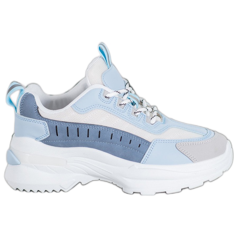 SHELOVET Încălțăminte la modă pe platformă albastru multicolor