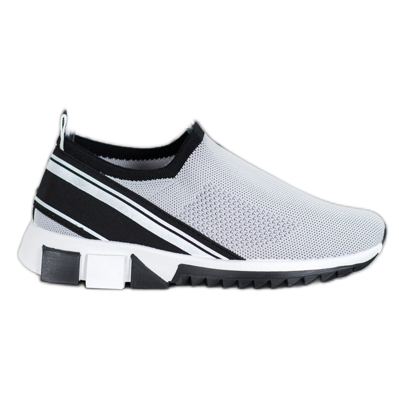 SHELOVET Încălțăminte slip-on cu plasă gri