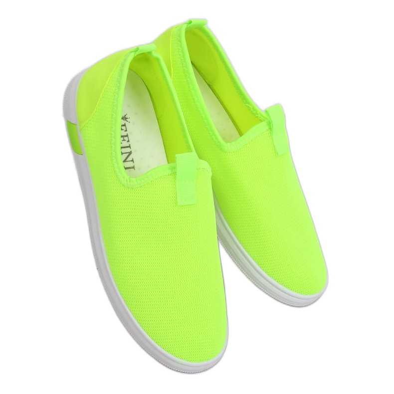 1066 Adidași alunecați de culoare verde neon