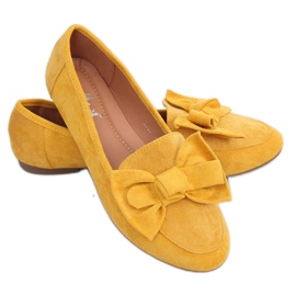 Mocasini cu arc miere B2028 Galben Mocasini cu arc miere B2028 Galben