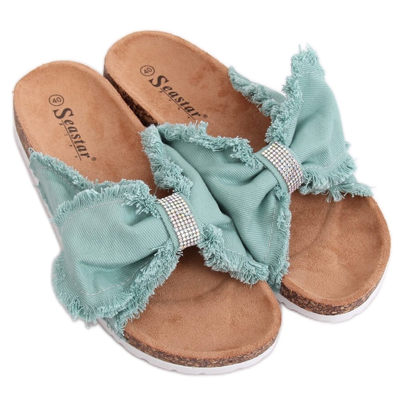 Papuci verzi din plută verde BG60P