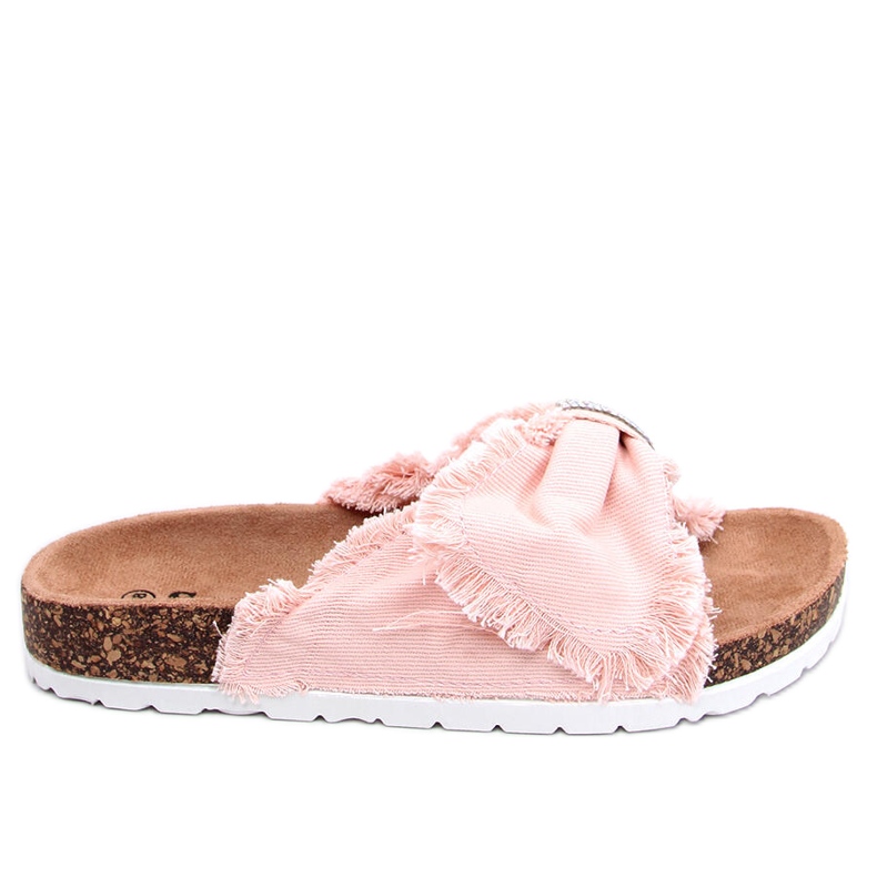 Papuci de pânză pe plută roz BG60P Roz