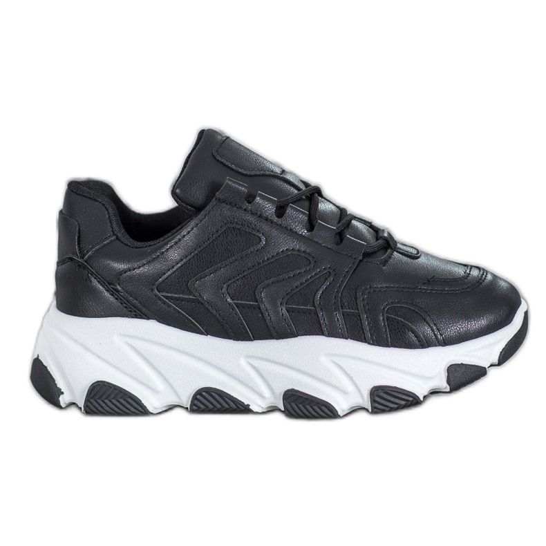 Bella Paris Adidași cu dantelă negru