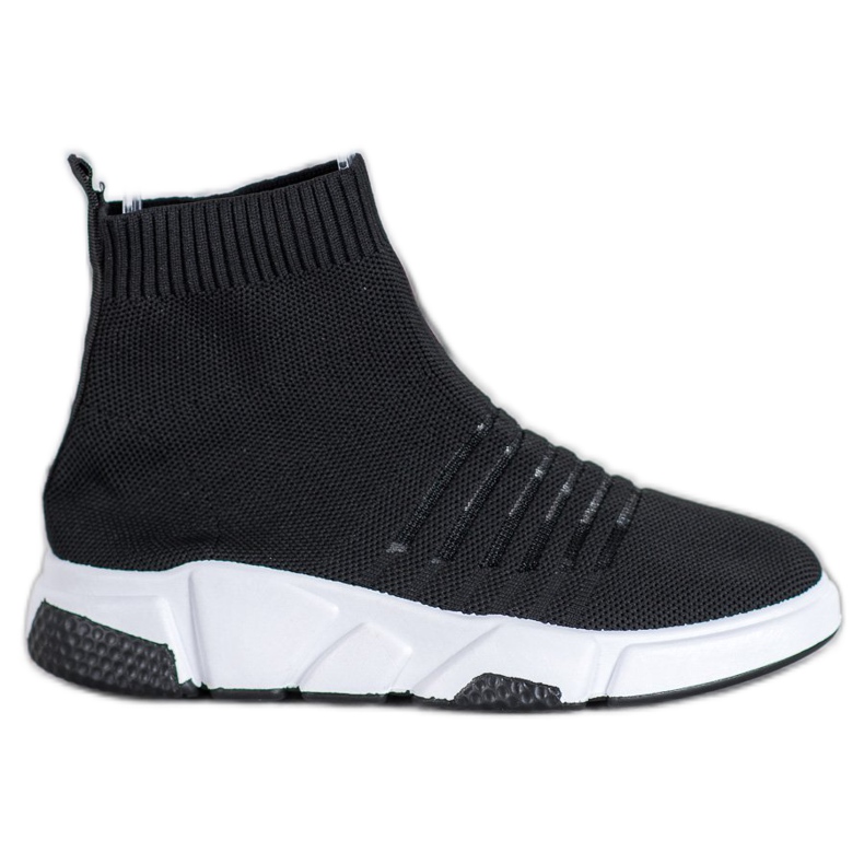 SHELOVET Încălțăminte slip-on cu plasă negru