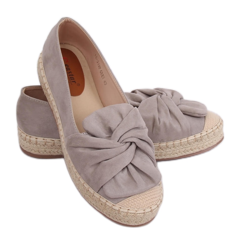 Espadrile gri pentru femei LL-219P Gri Espadrile gri pentru femei LL-219P Gri