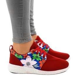 Încălțăminte sport roșie 623 roșu multicolor Încălțăminte sport roșie 623 roșu multicolor