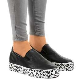 Adidași negri WNH-3 alunecați negru