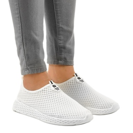 Încălțăminte de sport albă pentru femei SJ1890-3