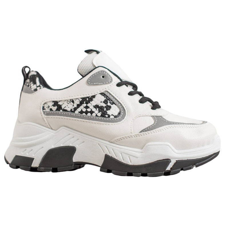 Bella Paris Adidași din piele ecologică alb multicolor