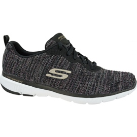 Skechers Flex Appeal 3.0 Endless Glamour W 13071-BKMT negru Skechers Flex Appeal 3.0 Endless Glamour W 13071-BKMT negru