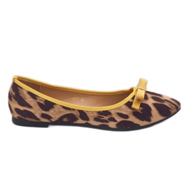 Mocasini leopard balerini HH17 maro Mocasini leopard balerini HH17 maro