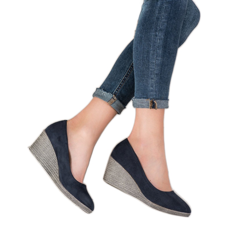 Goodin Balerină Classic Wedge albastru