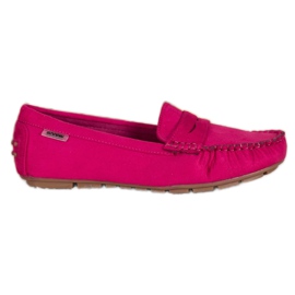 Goodin Mocasini textile clasici roz Goodin Mocasini textile clasici roz