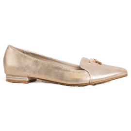 Goodin Balerine aurii lucioase de aur Goodin Balerine aurii lucioase de aur